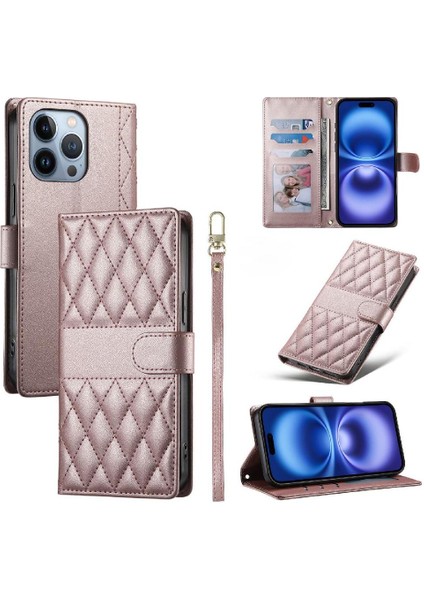 IPhone 13 Pro Max Kılıf Darbeye Dayanıklı Cüzdan Deri Çanta ile Uyumlu (Yurt Dışından)