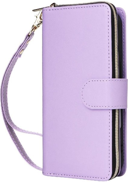 IPhone 13 Pro Max Cüzdan Kılıf 9 Kart Tutucu Crossbody ile Uyumlu ve (Yurt Dışından)