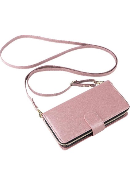 IPhone 13 Pro Max Cüzdan Kılıf 9 Kart Tutucu Crossbody ile Uyumlu ve (Yurt Dışından)