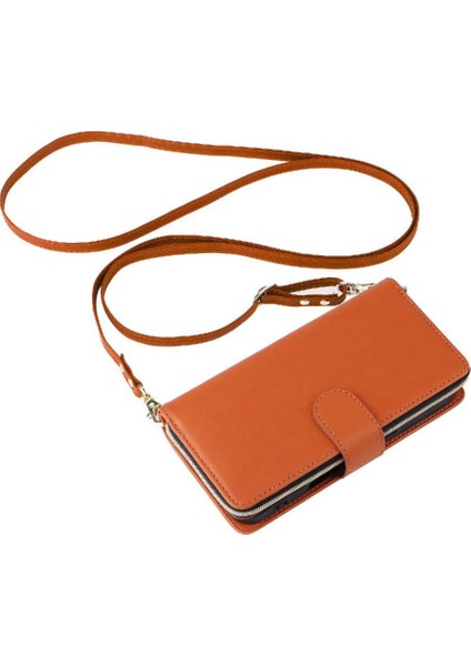 IPhone 13 Pro Max Cüzdan Kılıf 9 Kart Tutucu Crossbody ile Uyumlu ve (Yurt Dışından)