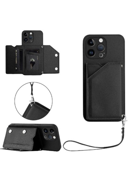IPhone 15 Pro Max Doğru Insizyon Kickstand Fonksiyonu Uyumlu Kılıf (Yurt Dışından)