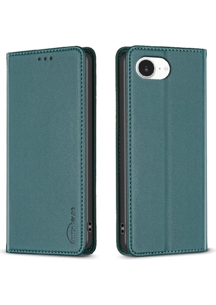 IPhone 16E Manyetik Cüzdan Iş Çoklu Kart Yuvası Pu Flip Case (Yurt Dışından)