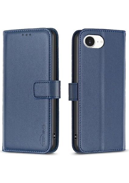 IPhone 16E Çok Renkli Çoklu Kart Yuvası Cüzdan Deri Çanta Flip Case (Yurt Dışından)