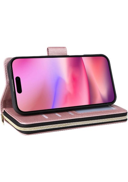 IPhone 15 Pro Max Cüzdan Kılıf ile Uyumlu Pu Deri Bilek Kayışı 9 (Yurt Dışından) indirimleri