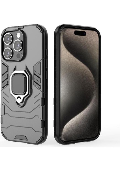 IPhone 16 Pro Max Kickstand Darbeye Kapak Askeri Damla Yüzük Kılıf (Yurt Dışından) indirimleri