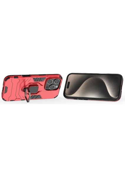 IPhone 16 Pro Max Kickstand Darbeye Kapak Askeri Damla Yüzük Kılıf (Yurt Dışından) fırsatları