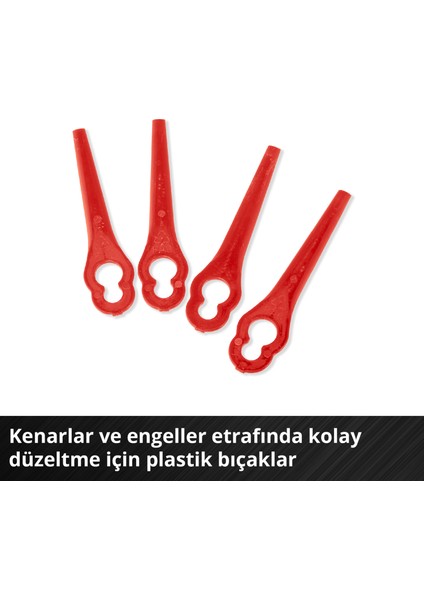 Gc-Ct 18/24 Li P, Akülü Kenar Kesme Seti (2,5 Ah Akü ve Şarj Cihazı, 8.500 Dev/dak, 24 cm Kesme Genişliği, Ilave Tutma Sapı, 20 Adet Plastik Bıçak) fırsatları