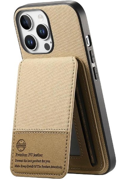 IPhone 15 Pro Max Kılıf Rfıd Engelleme Deri Çanta Cüzdan ile Uyumlu (Yurt Dışından) modelleri