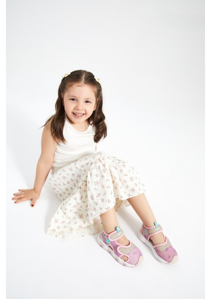 Cesi Hafif Kız Bebek Pembe Sandalet