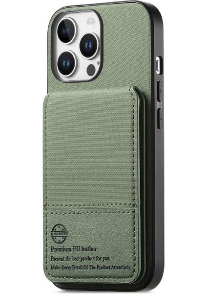 IPhone 16 Pro Max Kılıf Deri Çanta Rfıd Engelleme Cüzdan ile Uyumlu (Yurt Dışından)