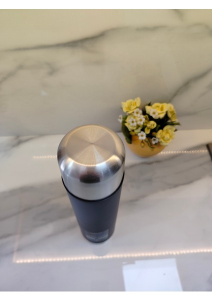 Double Wall Çelik Termos Gri-Siyah 1lt fırsatları