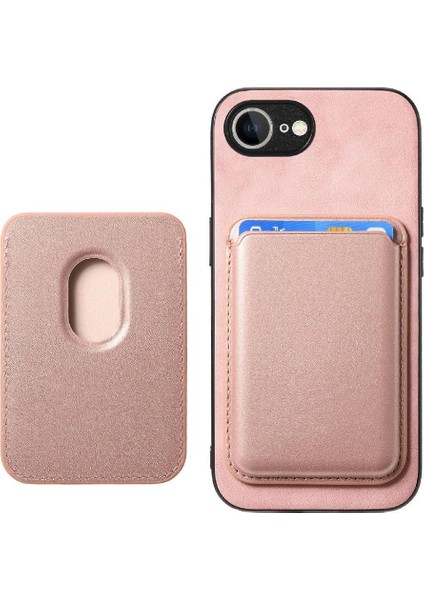 IPhone 16E Ayrılabilir Kart Sahibi Kart Sahibi Güçlü Manyetik Kılıf (Yurt Dışından)