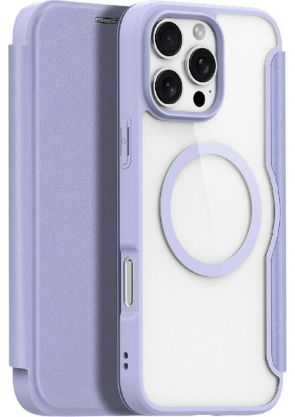 Flip Folio Cüzdan Kılıf IPhone 16 Pro Max Rfıd Engelleme Kart Yuvası Pu Kapak (Yurt Dışından)