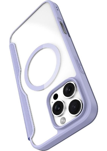 Flip Folio Cüzdan Kılıf IPhone 16 Pro Max Rfıd Engelleme Kart Yuvası Pu Kapak (Yurt Dışından)