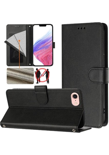 IPhone 6 Klasik Tarzı Flip Case Cüzdan Kılıf Kart Tutucu ile Uyumlu (Yurt Dışından)