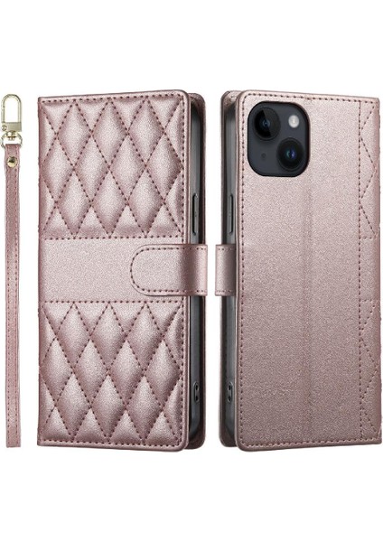 IPhone 14 Plus Vaka Zarif Deri Çanta Çift Sapanlar ile Uyumlu (Yurt Dışından) fiyatları