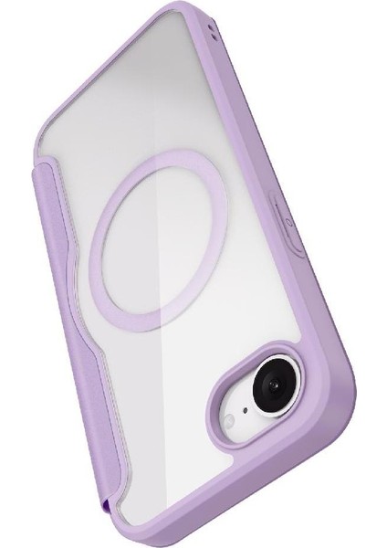 Flip Folio Cüzdan Kılıf IPhone 16E Pu Deri Kapak Rfıd Engelleme Kart Yuvası (Yurt Dışından)
