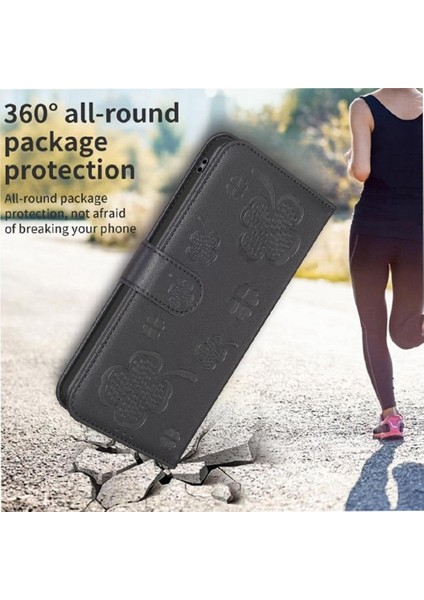 Samsung Galaxy A16 4g/5g Çok Renkli Pu Deri Yonca Kartı Flip Case (Yurt Dışından) fiyatları