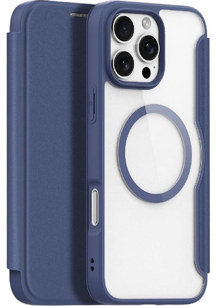 Flip Folio Cüzdan Kılıf IPhone 16 Pro Max Rfıd Engelleme Kart Yuvası Pu Kapak (Yurt Dışından)