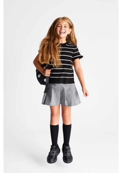 Dublin Hafif Kız Çocuk Siyah Sneaker