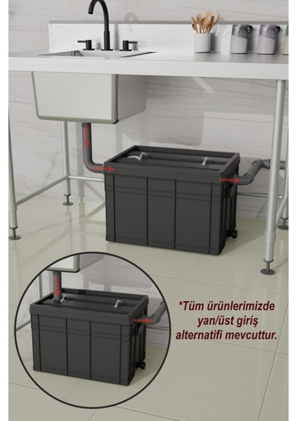 GRIPOL - 0600 0,60 Lt/Sn Tezgah Altı Yağ Ayırıcı