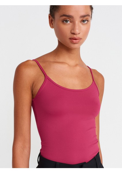 20901 Ince Askılı Poliamid Top-Koyu Fuşya modelleri