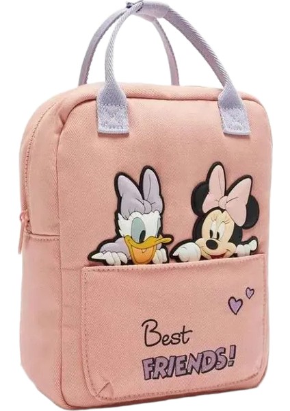"disney Mickey Mouse Çizgi Film Moda Sırt Çantası Kadın Minnie Tuval Okul Çantası Moda Büyük Kapasiteli Sırt Çantası Kızlar Mochila " (Yurt Dışından)