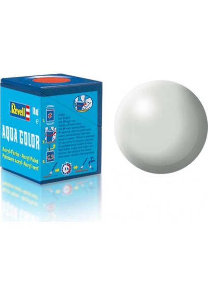 Nessiworld Revell 371 - Aqua Color Light Grey Silk - Mat Boya- 18 ml