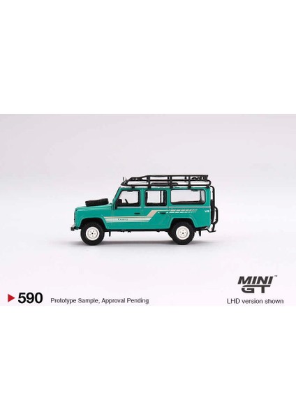 Nessiworld Mini Gt 1/64 Land Rover Defender 110 1985 County Station Wagon Trident Green fiyatları