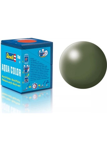 Nessiworld Revell 361 - Aqua Color Olive Green - Silk Boya - 18 ml