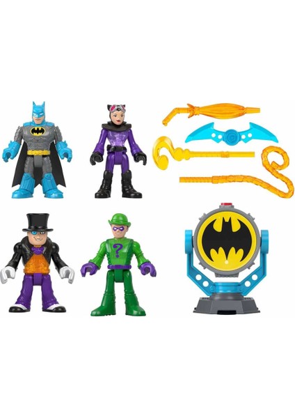 Nessiworld Imaginext Dc Super Friends Bat-Tech Bat-Signal Figür Seti