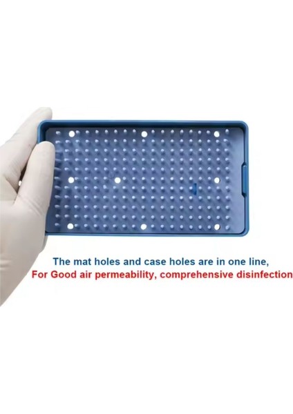 Plastik Sterilizasyon Konteyner 16X9X2.5 cm Cerrahi Alet Taşıma Eğitim Materyali indirimleri