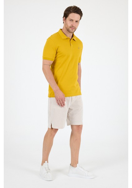 %95 Pamuk %5 Elastan Slim Fit Kısa Kollu Rahat Kumaş Nefes Alabilir Erkek Polo Yaka T-Shirt 0002 modelleri