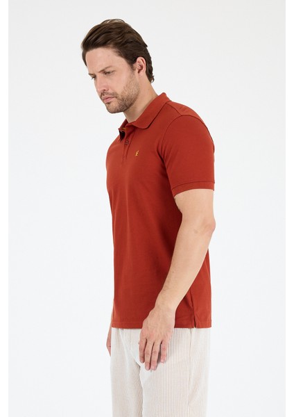 %95 Pamuk %5 Elastan Slim Fit Kısa Kollu Rahat Kumaş Nefes Alabilir Erkek Polo Yaka T-Shirt 0002 modelleri