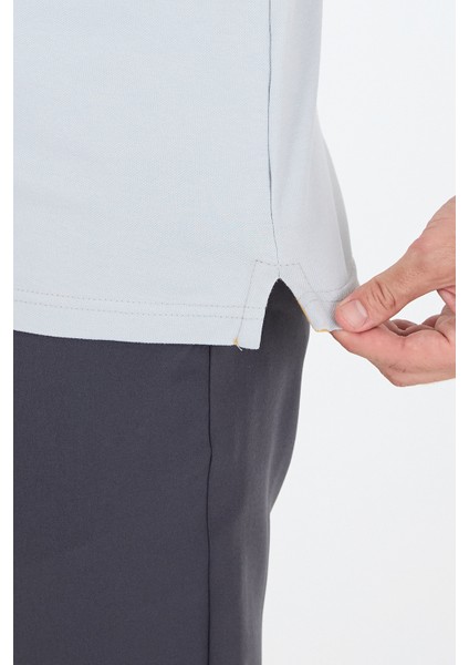 %95 Pamuk %5 Elastan Slim Fit Kısa Kollu Rahat Kumaş Nefes Alabilir Erkek Polo Yaka T-Shirt 0002 fırsatları