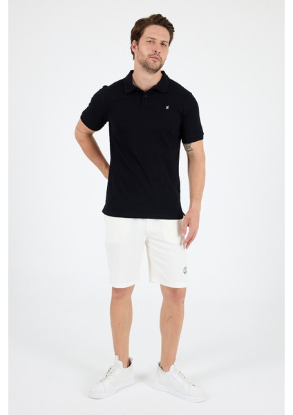 %95 Pamuk %5 Elastan Slim Fit Kısa Kollu Rahat Kumaş Nefes Alabilir Erkek Polo Yaka T-Shirt 0002 modelleri