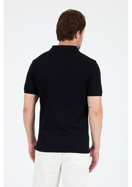 %95 Pamuk %5 Elastan Slim Fit Kısa Kollu Rahat Kumaş Nefes Alabilir Erkek Polo Yaka T-Shirt 0002 indirimleri