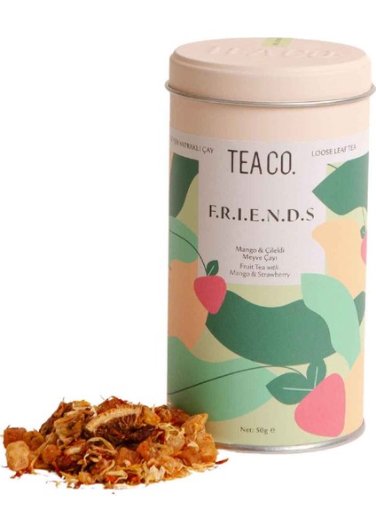 Tea Co F.r.ı.e.n.d.s. - Mango ve Çilekli Meyve Çayı 50 gr modelleri