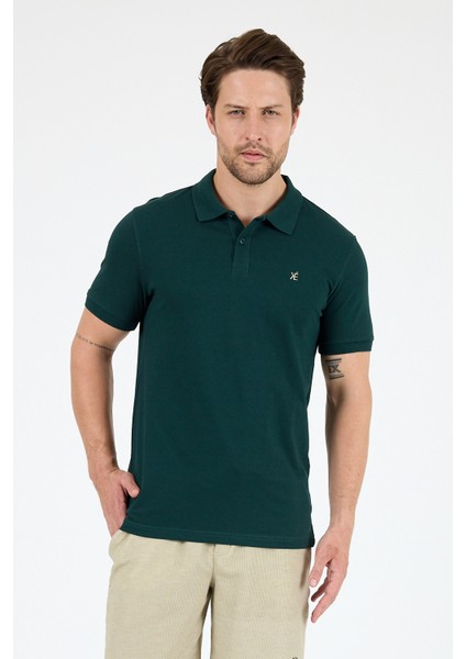 %95 Pamuk %5 Elastan Slim Fit Kısa Kollu Rahat Kumaş Nefes Alabilir Erkek Polo Yaka T-Shirt 0002 fiyatları