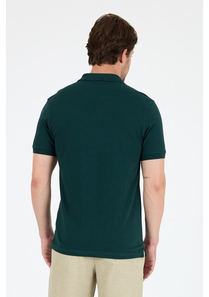 %95 Pamuk %5 Elastan Slim Fit Kısa Kollu Rahat Kumaş Nefes Alabilir Erkek Polo Yaka T-Shirt 0002 indirimleri