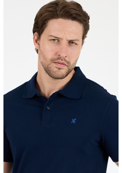 %95 Pamuk %5 Elastan Slim Fit Kısa Kollu Rahat Kumaş Nefes Alabilir Erkek Polo Yaka T-Shirt 0002 modelleri