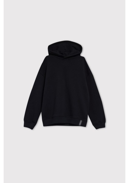 (Kids Boy) Kapüşonlu Comfort Fit Erkek Çocuk Sweatshirt