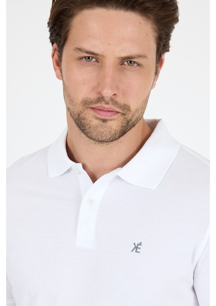 %95 Pamuk %5 Elastan Slim Fit Kısa Kollu Rahat Kumaş Nefes Alabilir Erkek Polo Yaka T-Shirt 0002 modelleri