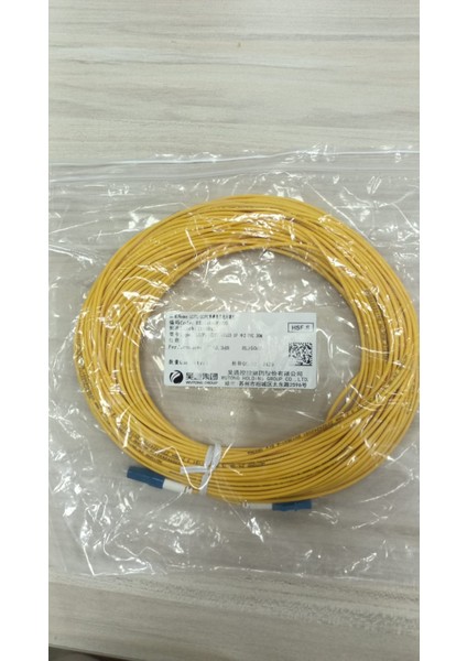 Fiber Optik Patch Cord Kablo Lc-Sc Single Mode 9/125 Simplex 30 mt