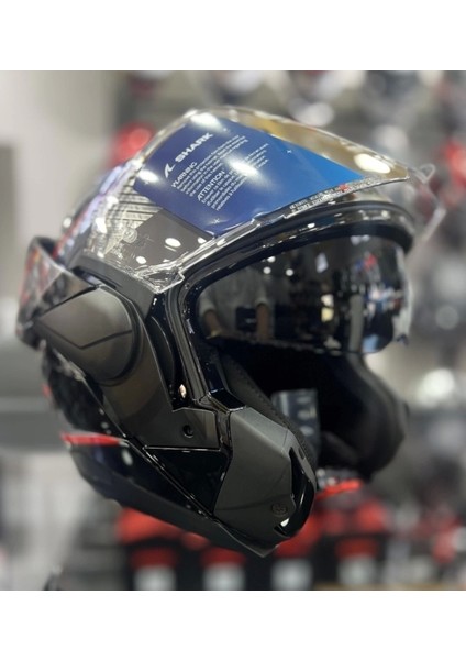 Kask Shark Oxo Sıkter Çene Açılır Gümüş/siyah/kırmızı fırsatları