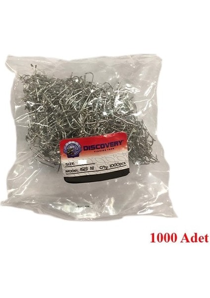 Discovry 1523 Nikel Olta Iğnesi No:1/0 1000 Adet