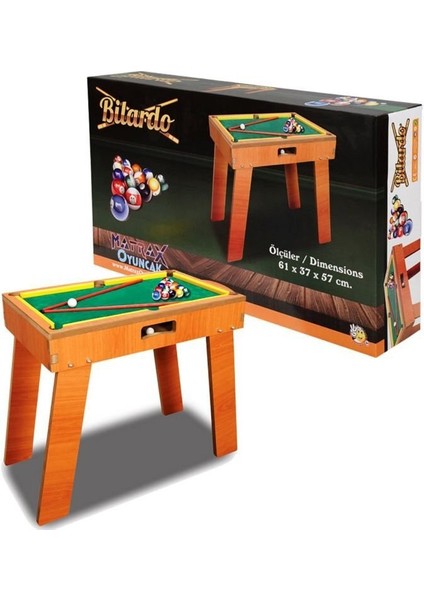 Nessiworld Ahşap Bilardo Oyunu