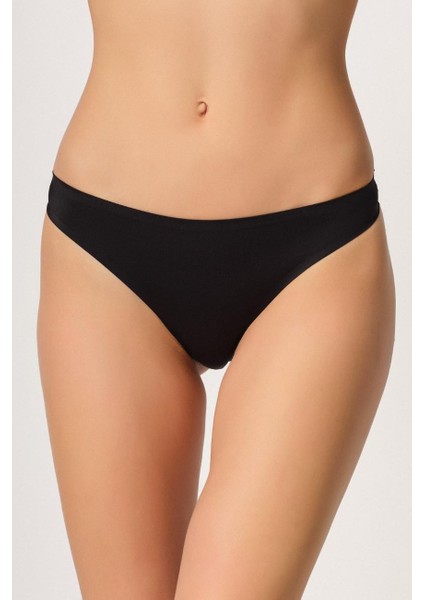 Siyah Mı Emay 2802 Yapıştırma Lazer Kesim String Külot