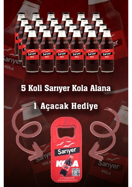 Kola 200 ml Cam 24 Adet