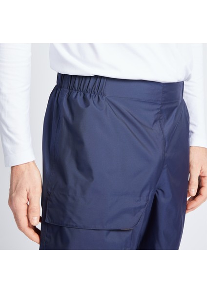 Erkek Su Geçirmez Yağmurluk Pantolon - Lacivert - Sailing 100 modelleri